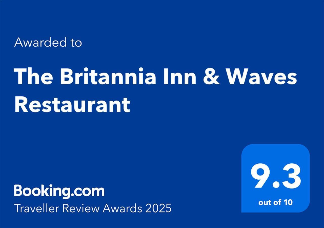 The Britannia Inn & Waves Restaurant St Austell Bagian luar foto